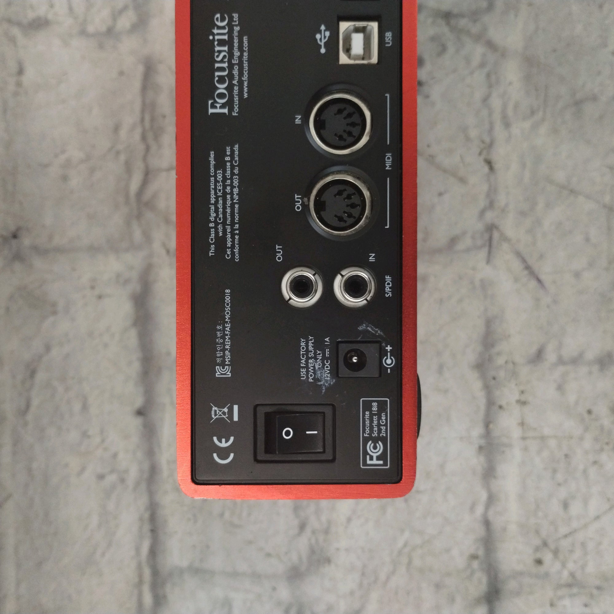 Focusrite Scarlet 18I8 Audio Interface