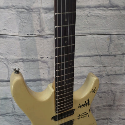 Unknown S Style Electric Guitar HSS - Cream Electric Guitar