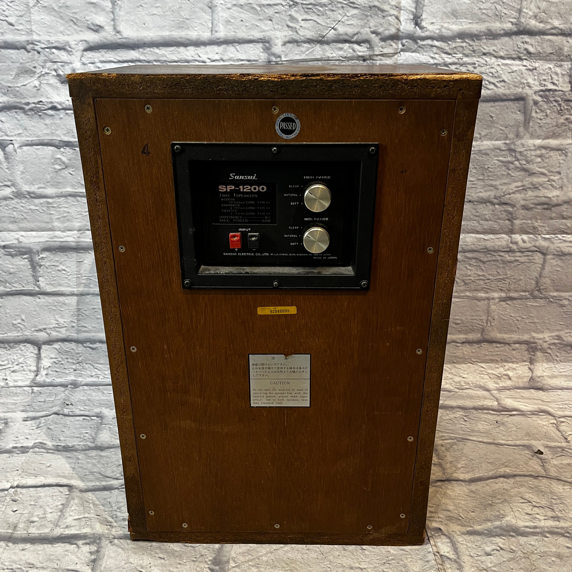 Sansui SP-1200 Home Audio Speakers