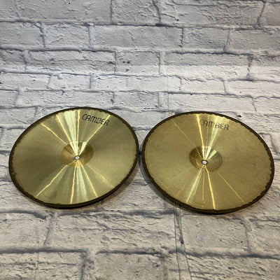 Camber 14" Hi Hat Pair Vintage West Germany