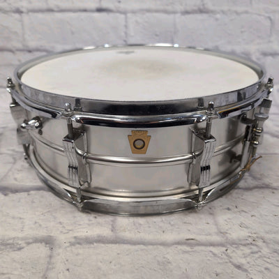 Ludwig Acrolite No 404 5x14" 8-Lug Aluminum | Keystone Badge 1967 | Lever Tone Control w/1960's Blue Case