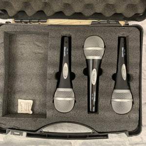 Topp Pro TML 1000 Microphone Set of 3 w/ Case