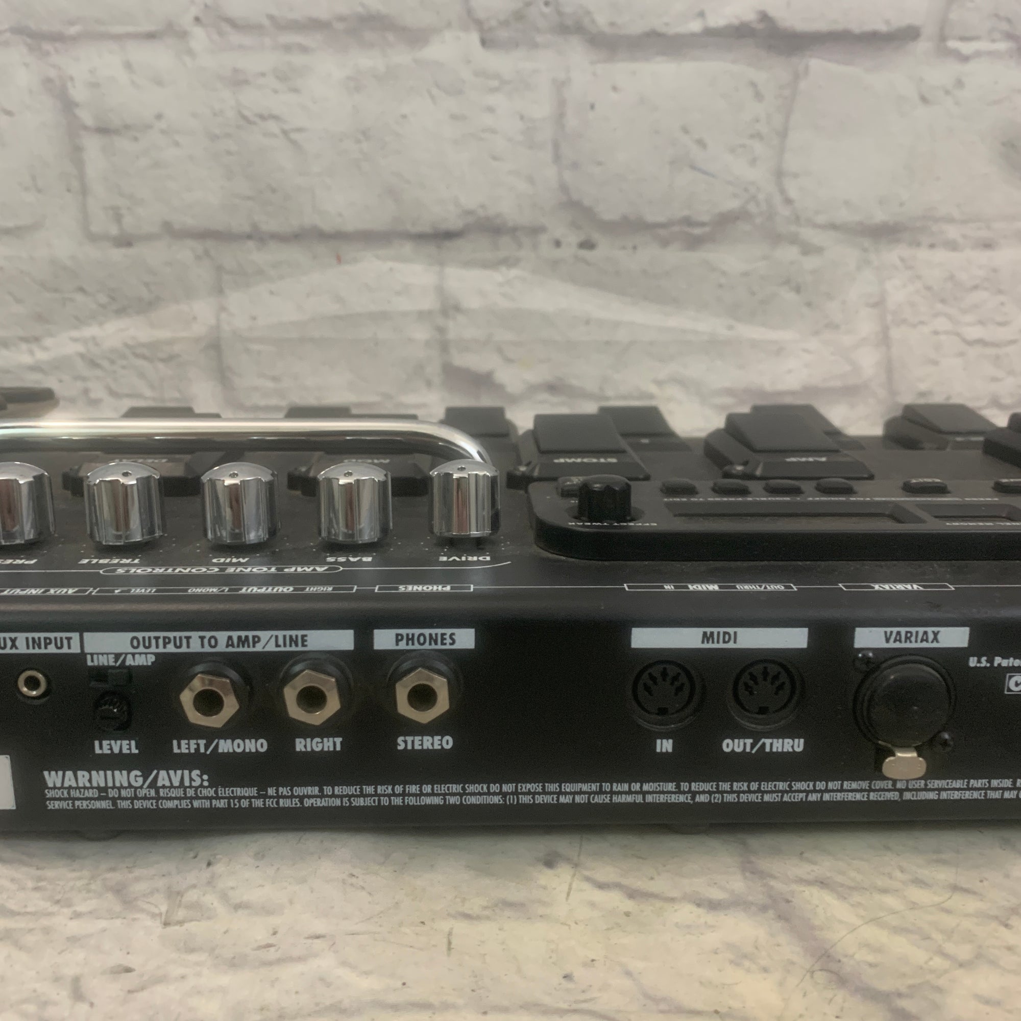 line 6 wah pedal Line 6 POD XT Live Effects Pedal