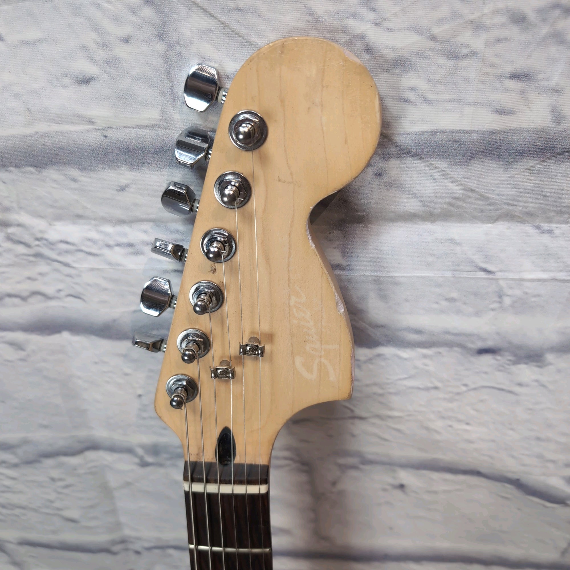 Squier Affinity Stratocaster Black Vandalism Strat Electric Guitar