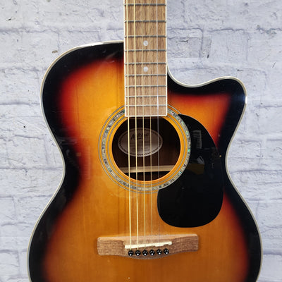 Mitchell O120CESB Cutaway Acoustic Electric Guitar