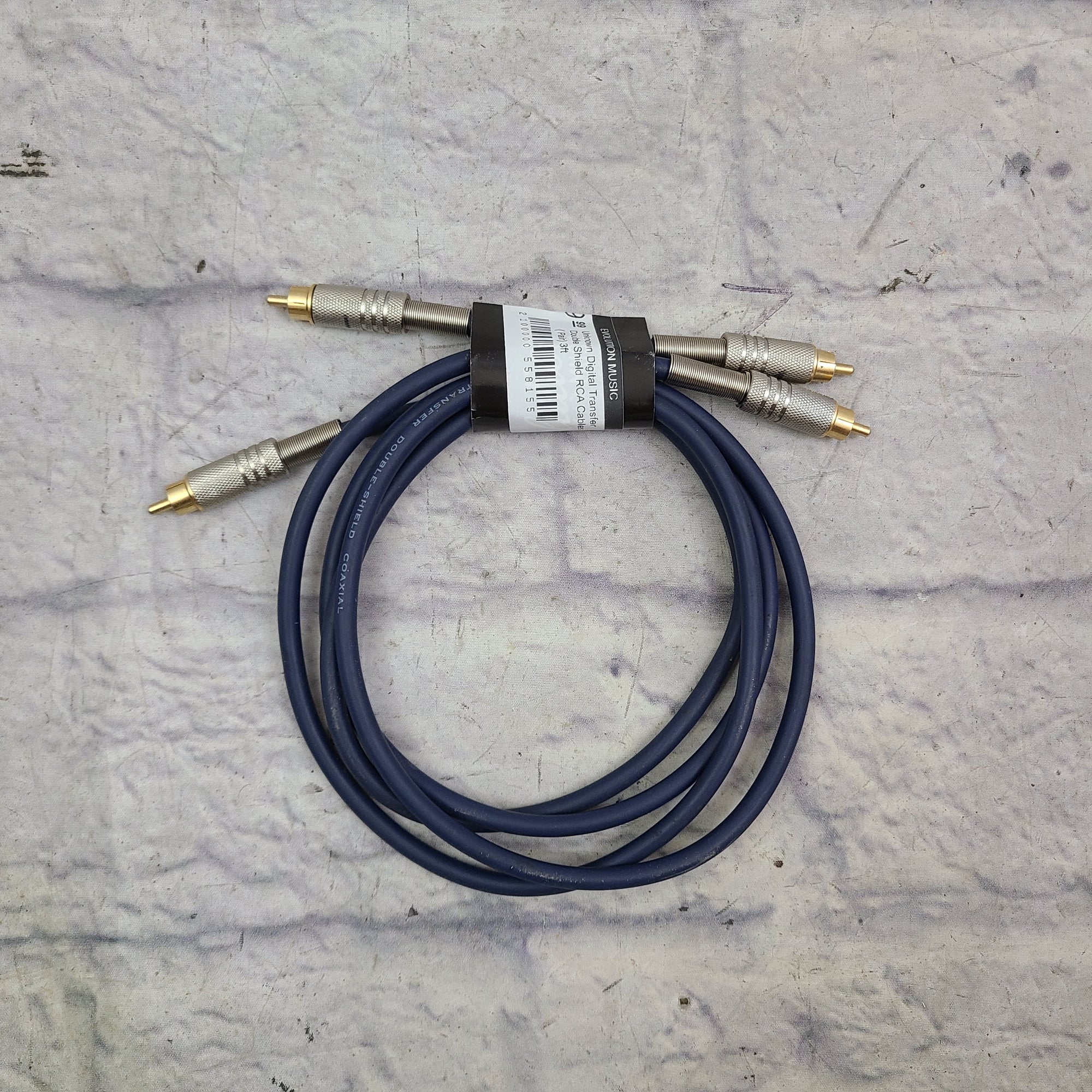 Unknown Digital Transfer Double Shield RCA Cables ( Pair) 3ft