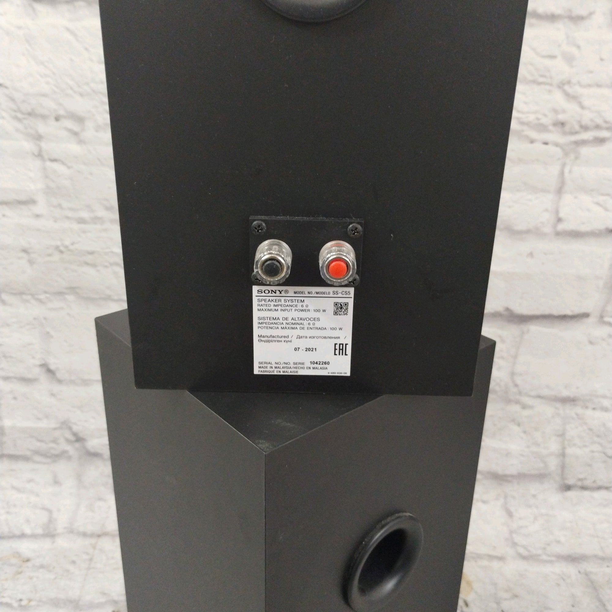 Sony SSCS5 3-Way 3-Driver Home Audio Speakers