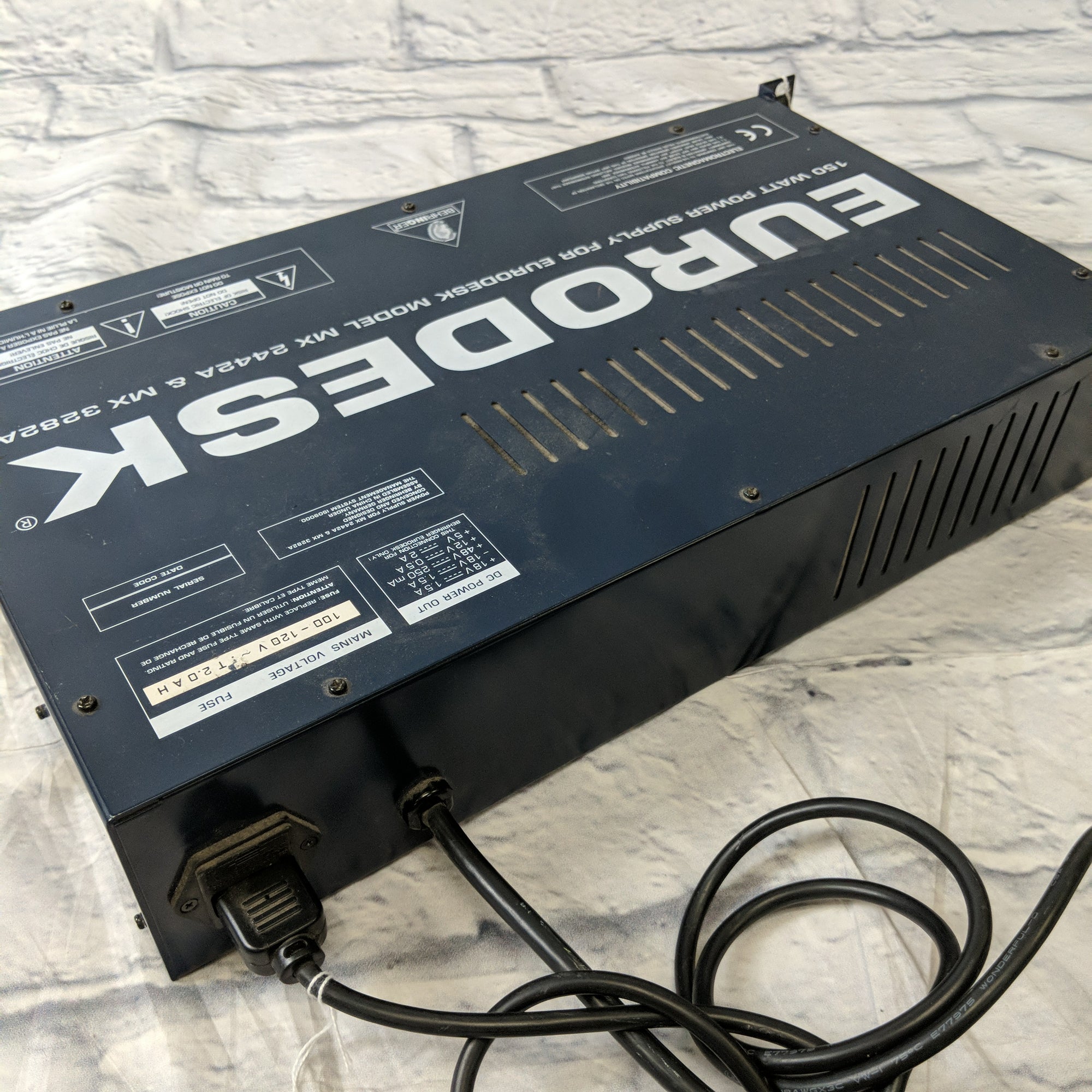 Behringer Eurodesk MX2442A 24 Channel Mixer with Rackmount Power Supply