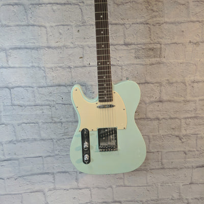Sawtooth ET Series Tele Style Left Handed Lefty Surf Green Electric Guitar