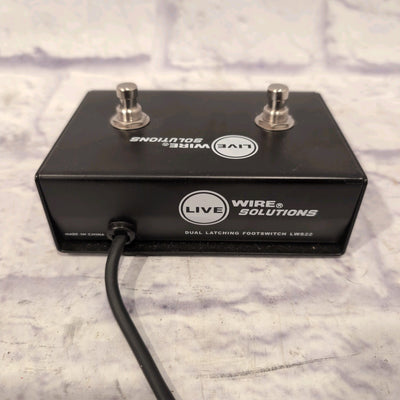 Livewire LWS22 Dual Latching Footswitch