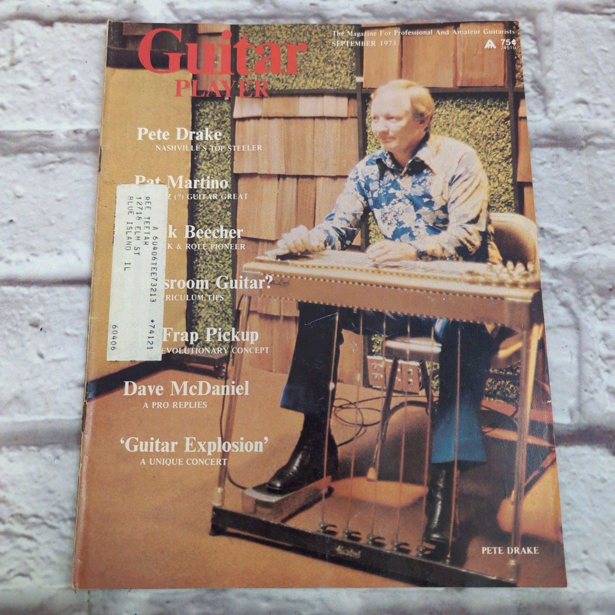 Guitar Player September 1973 Pete Drake Vintage Guitar Magazine