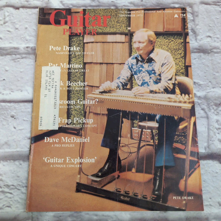Guitar Player September 1973 Pete Drake Vintage Guitar Magazine