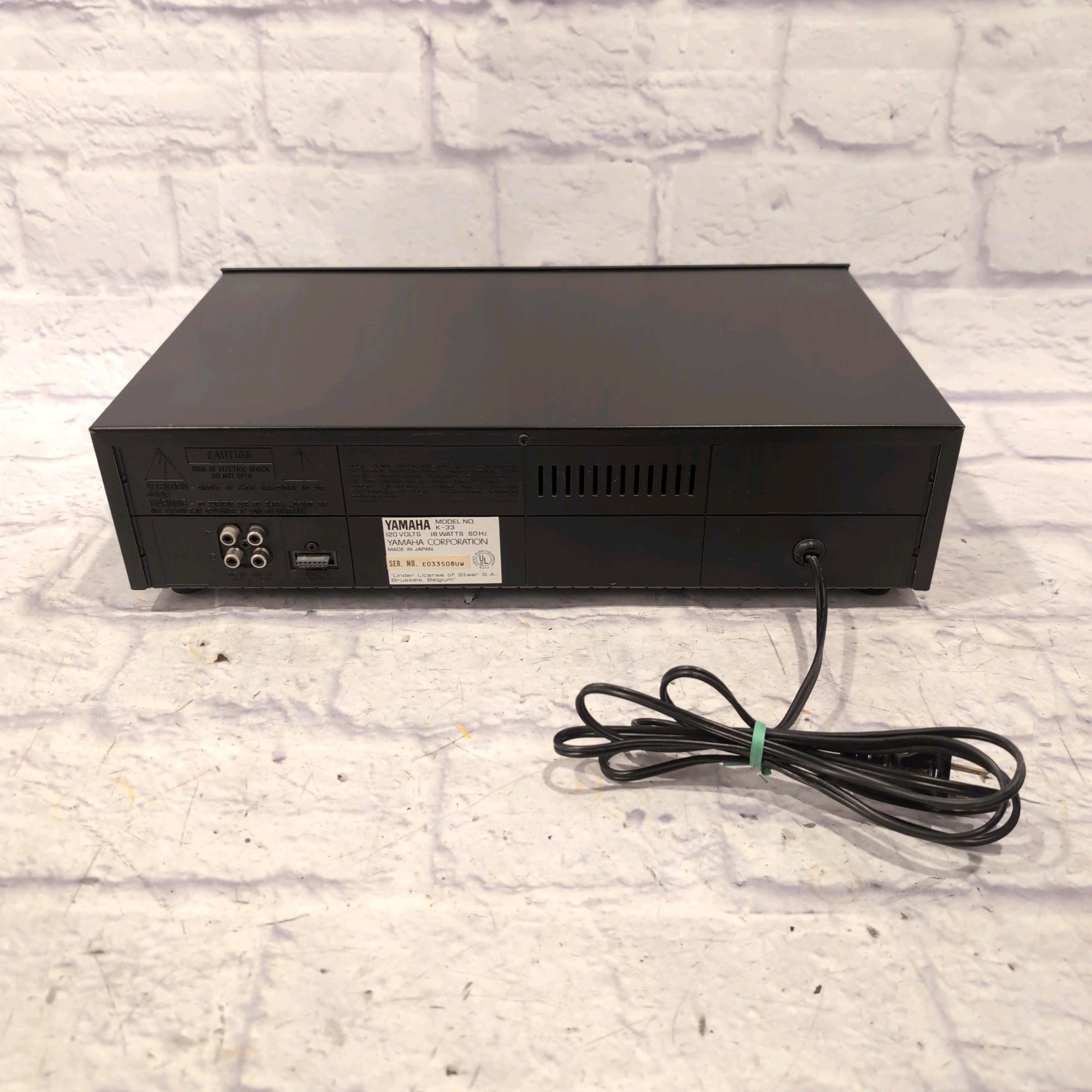 Yamaha Natural Sound Stereo Double Cassette Deck K-33