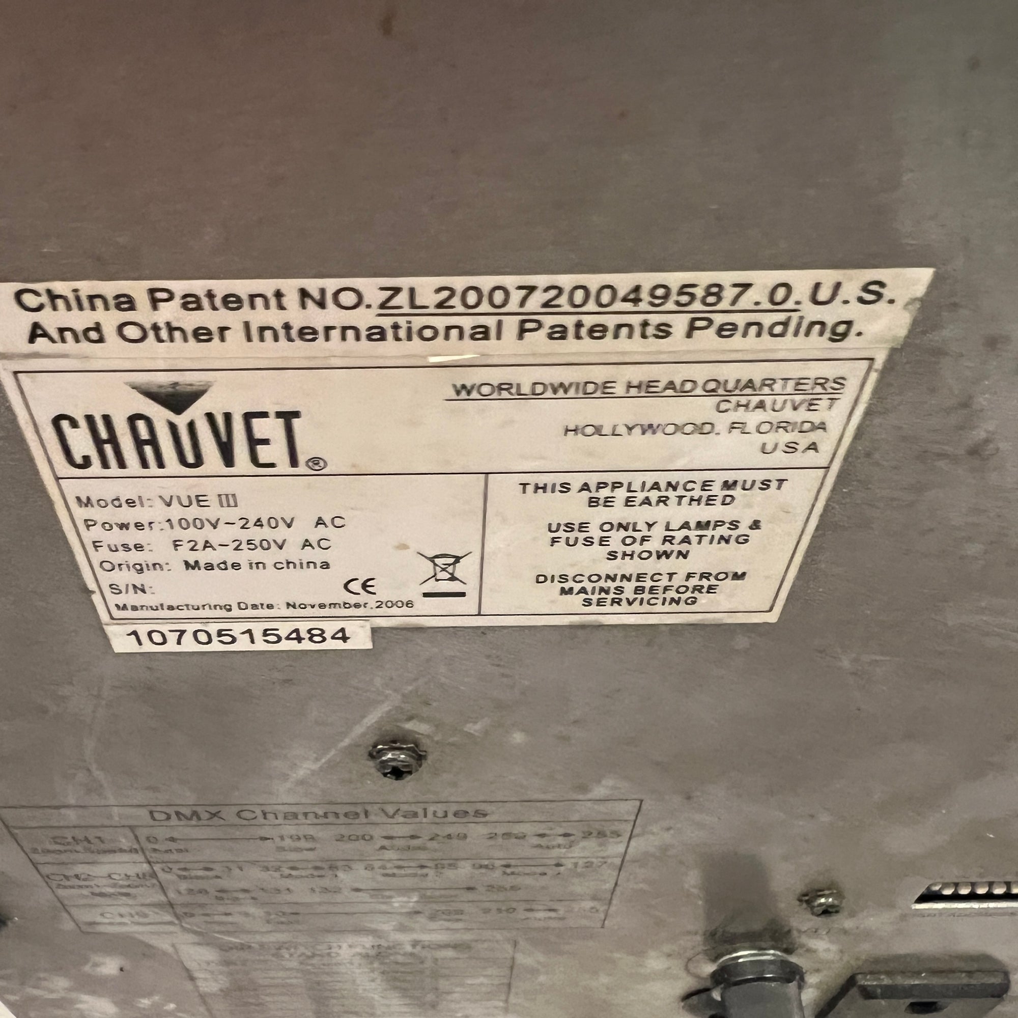 Chauvet Vue III Moonflower LED Light