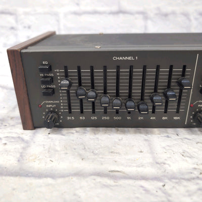 Teac GE-20 2 Channel 10 Band Graphic Equalizer with VU Meter