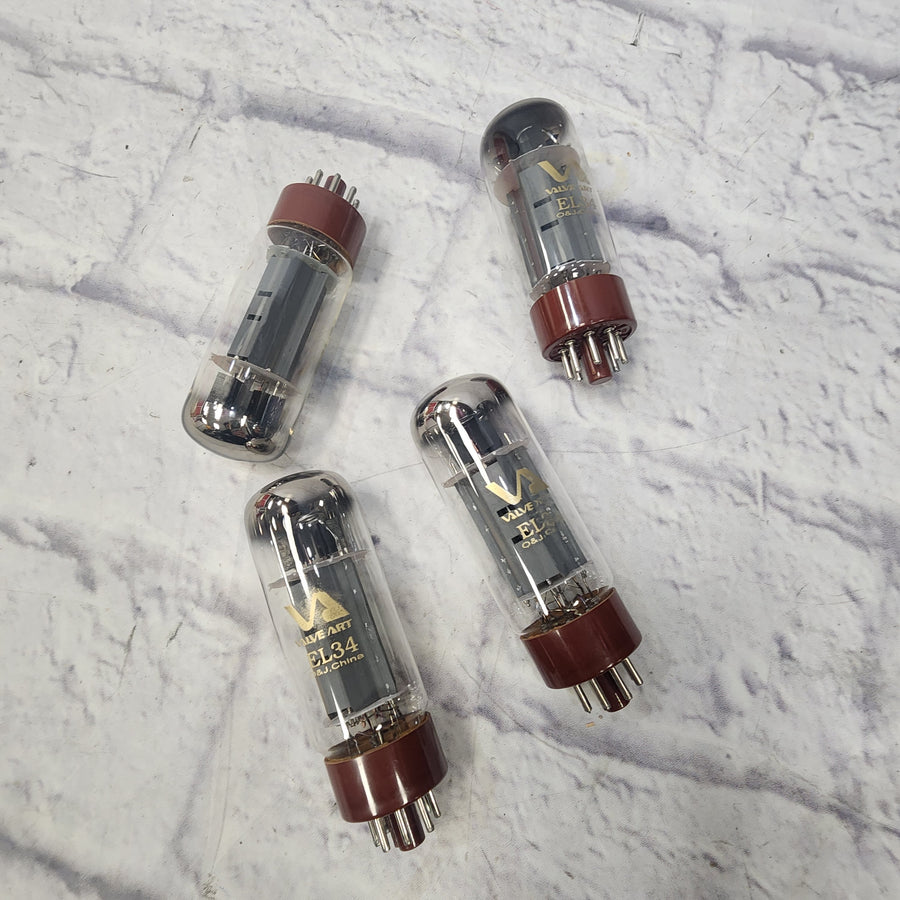 Valve Art EL34 Matched Quad NOS