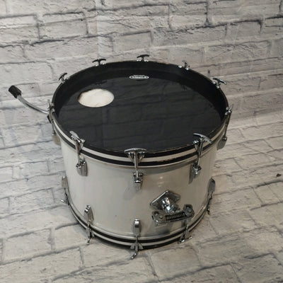 70's Ludwig 22x15 White Bass Drum