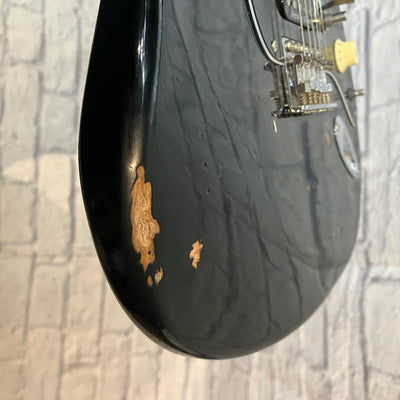 Squier Stratocaster w/ Duncan Bridge H Pickup - Black Electric Guitar