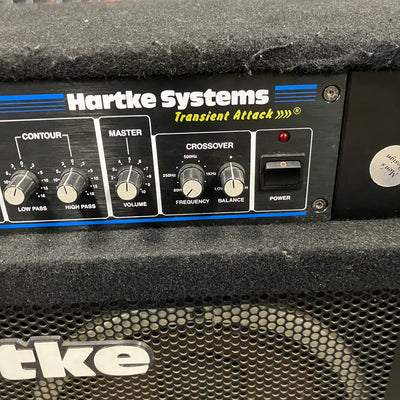 Hartke VX3500 4x10 with HA7000 Amp Head Installed