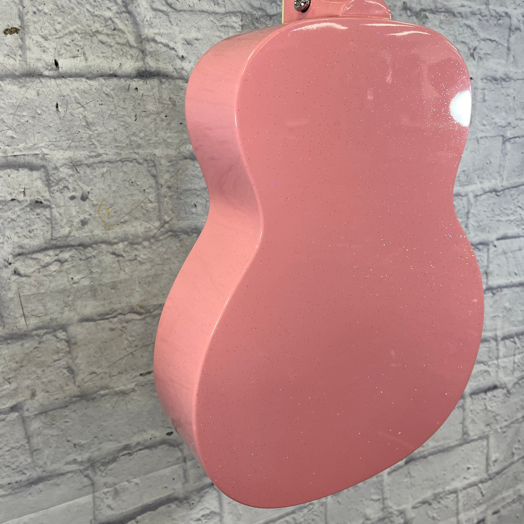 Luna Aurora AR BOR Pink Acoustic Guitar
