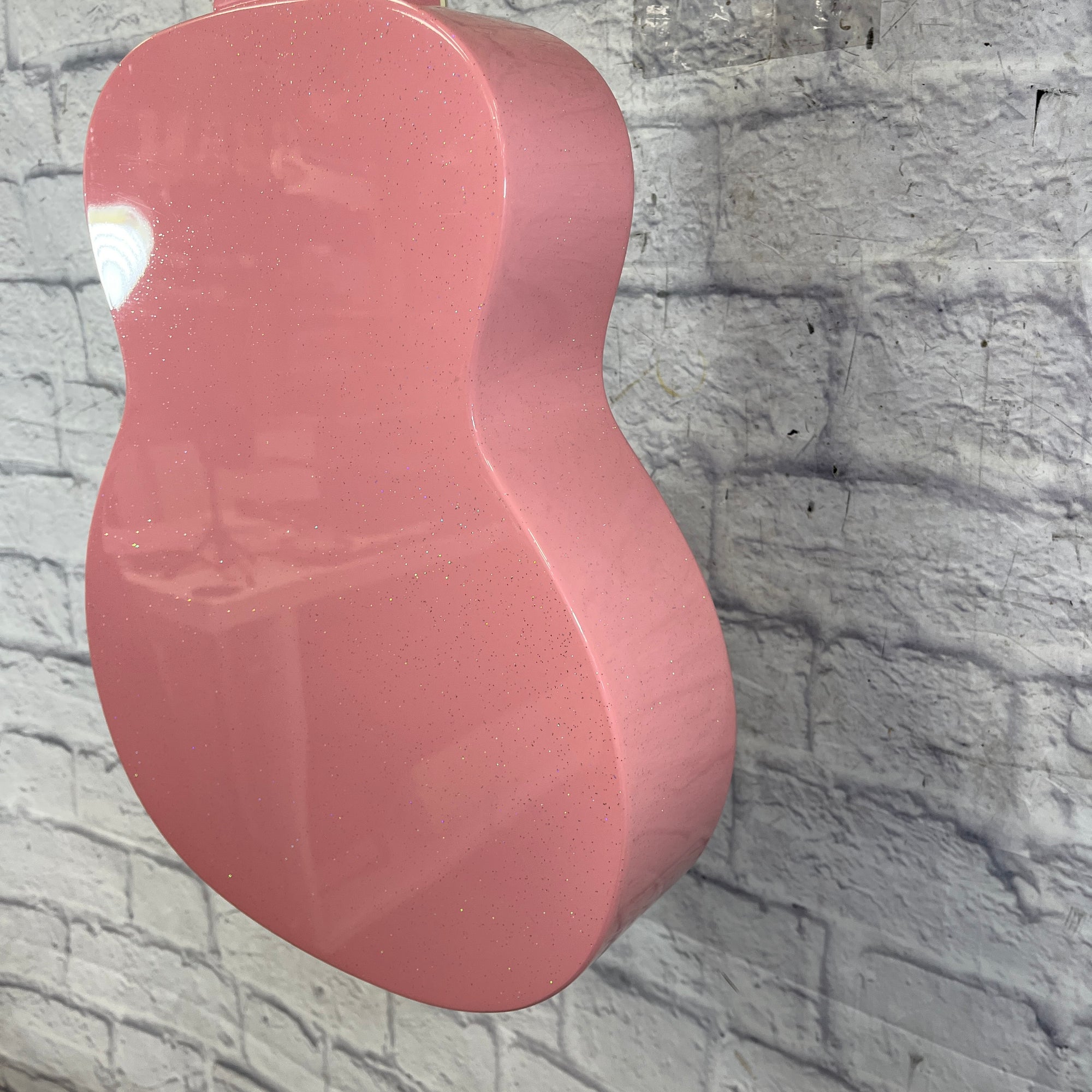 Luna Aurora AR BOR Pink Acoustic Guitar