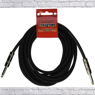 Strukture SC186W 18.6ft Instrument Cable Woven - Black