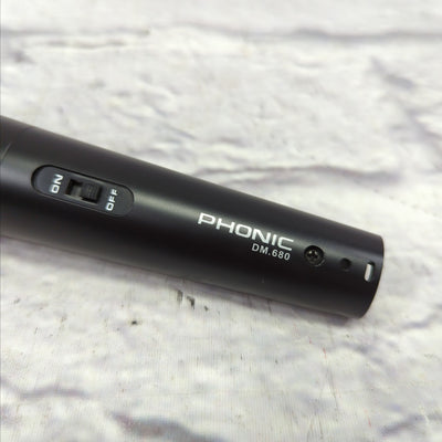 Phonic DM.680 Dynamic Vocal Microphone w/ Switch and Bag