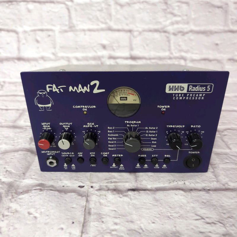 HHB Radius 5 Fat Man 2 Tube Preamp - Evolution Music