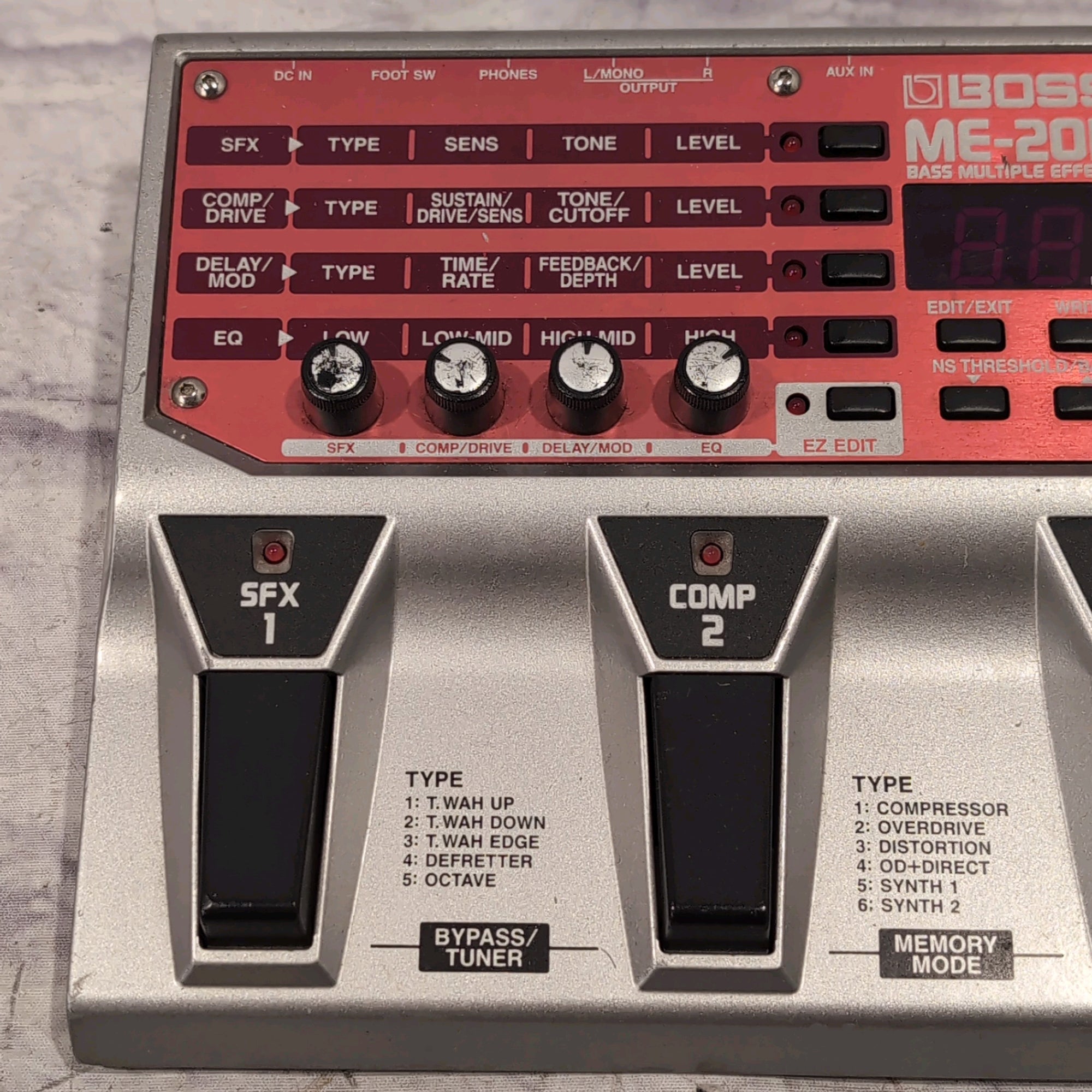 Boss ME-20B Bass Multi-Effect Unit