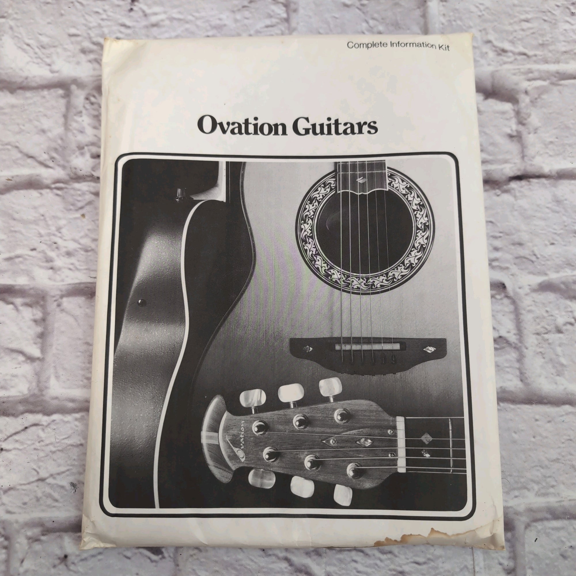 Vintage 1970s Unopened Ovation Complete Information Kit for Dealers Guitar Book