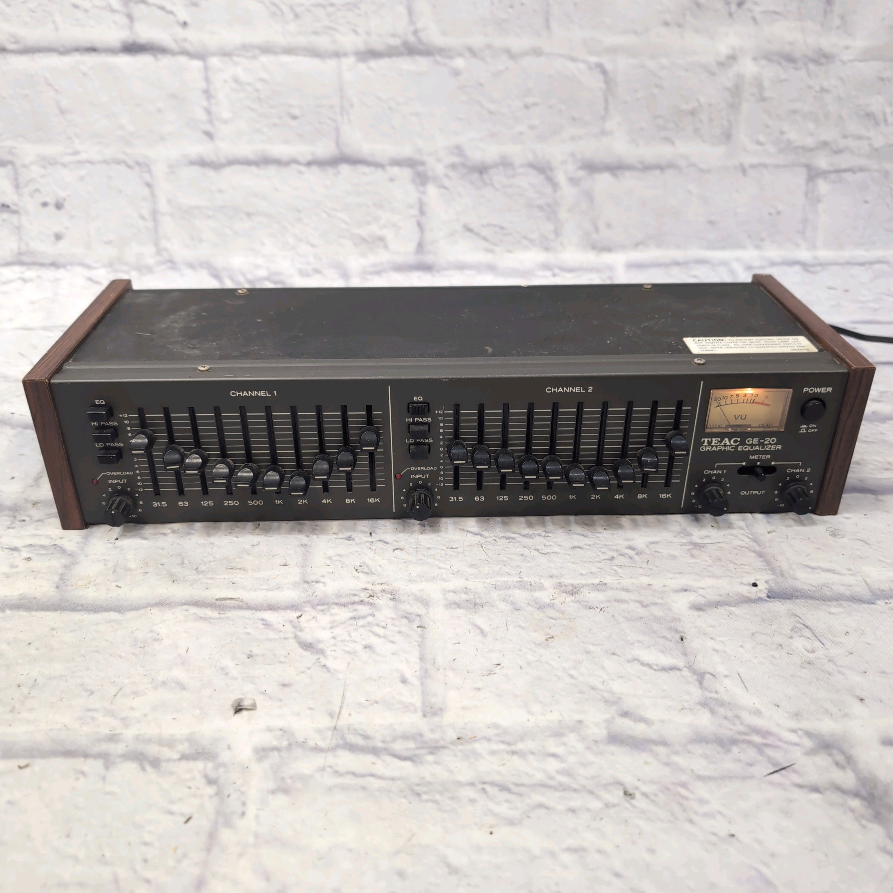 2024 TEAC GE-20 Stereo Graphic Equalizer vintage