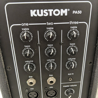 Kustom PA50 Portable Powered PA Speaker (AS IS)