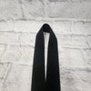 Levy's Black Canvas Guitar Strap with Suede Ends