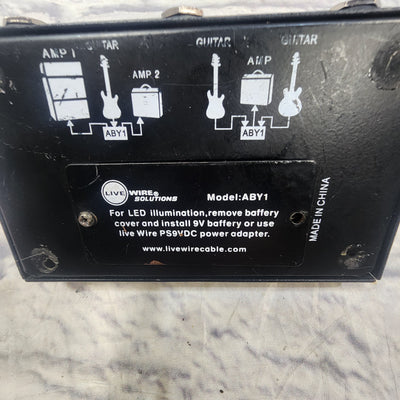 Livewire ABY Box A-B Footswitch
