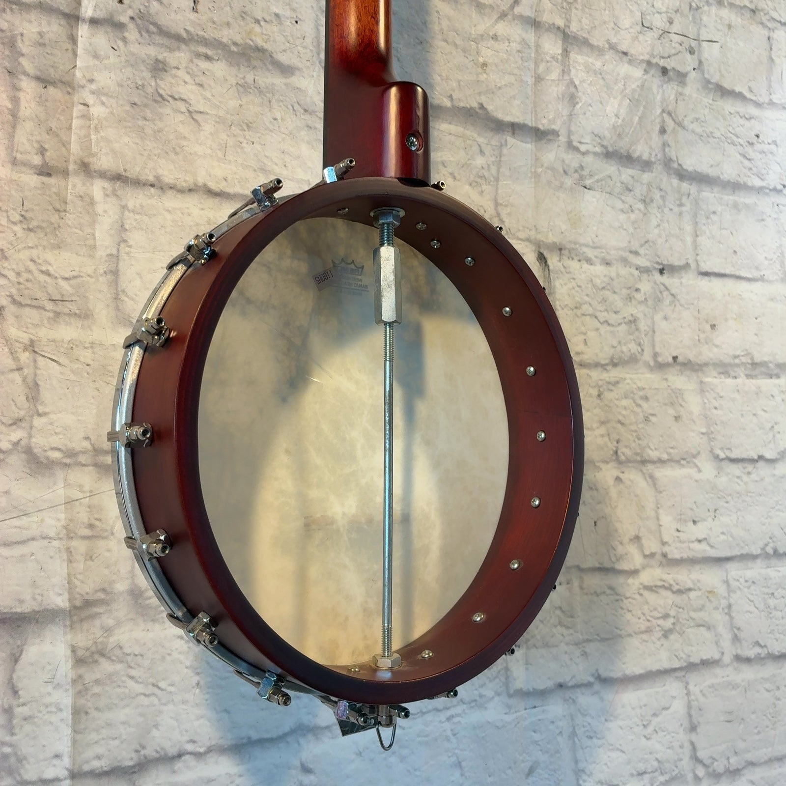 Johnson 5 string Red Mahogany Banjo