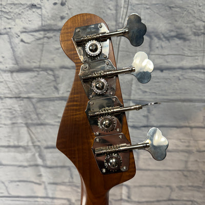 Partscaster P Bass with J Style Roasted Maple Neck - 4 String Bass Guitar