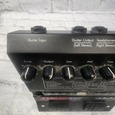ART Xtreme Plus Modulation Delay Reverb Multi Effects Processor Pedal w/ Power Supply