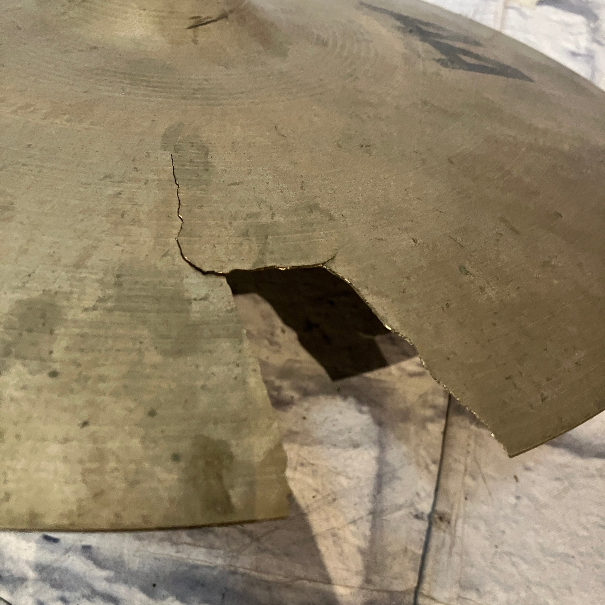 Sabian AA Fast Crash 16" Cracked