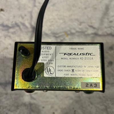 Realistic 42-2101A RCA Stereo Preamplifier Preamp