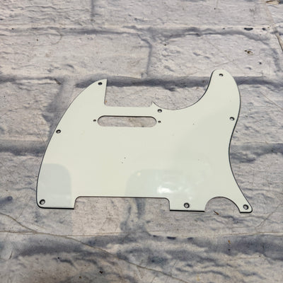 Unknown White Tele Eight Hole Pickguard Pickguard