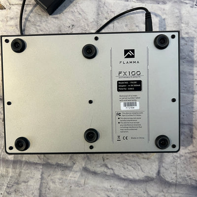 Flamma FX100 Mulitieffects Pedal with Power Supply.