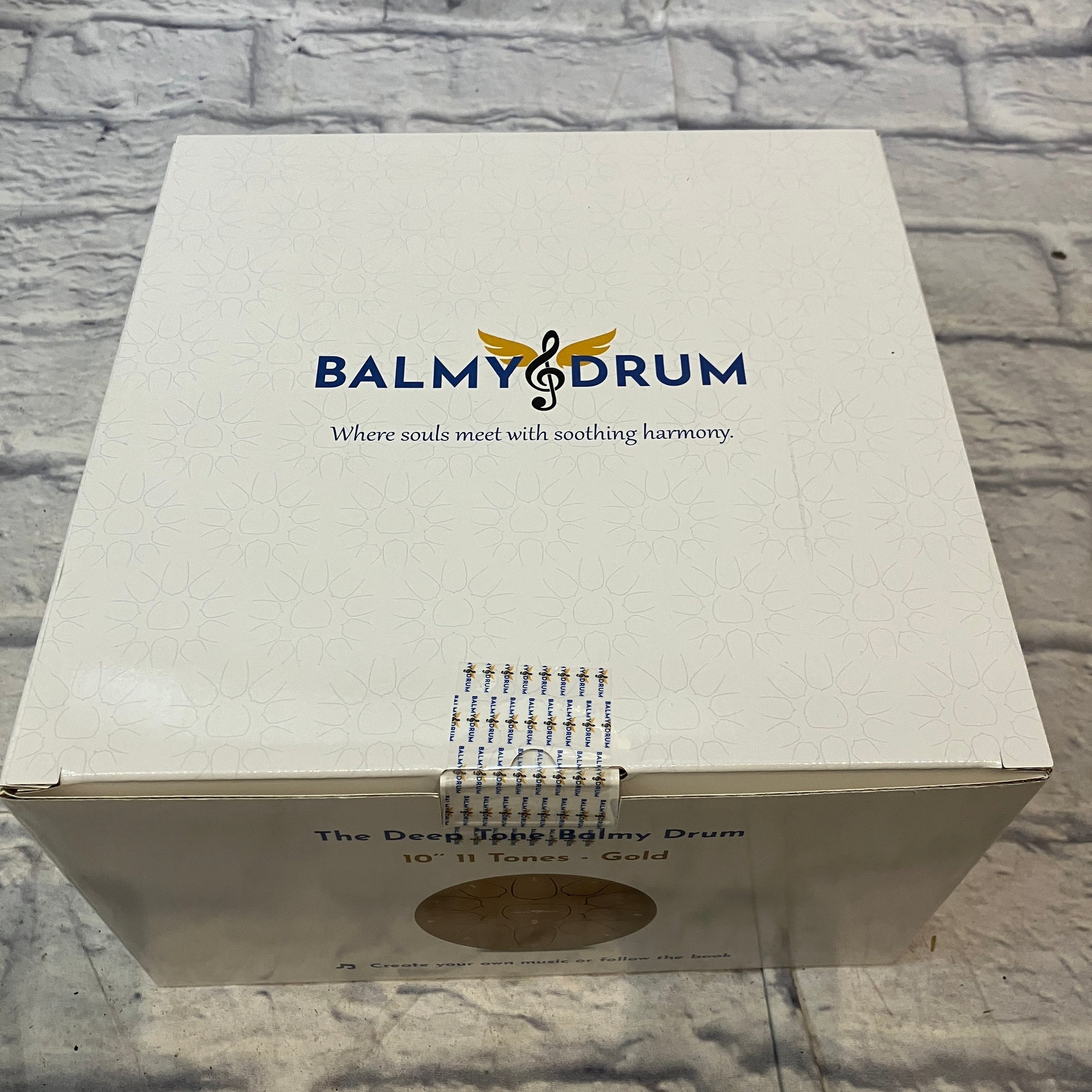 The Deep Tone Balmy Drum 10" 11 Tones - Gold Tongue Drum