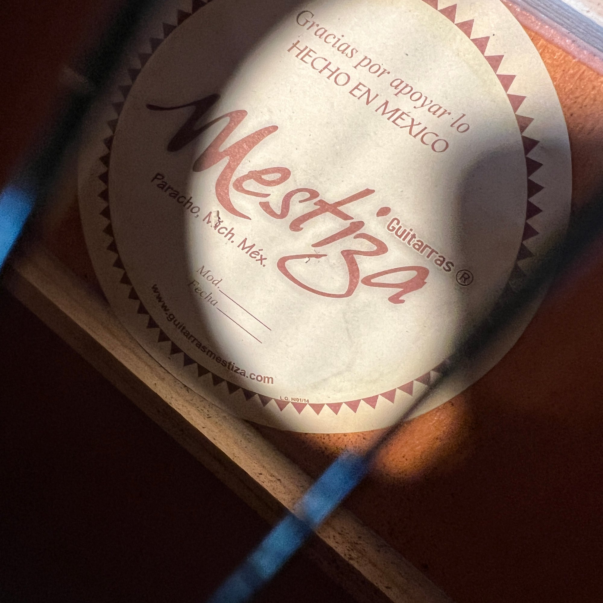 Mestiza Classical Acoustic Guitar Black