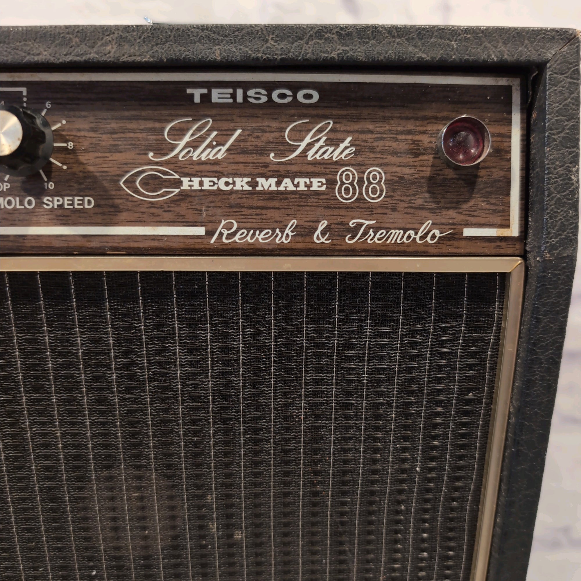 Teisco Vintage CM-88 Checkmate 88 2x8 Solid State Guitar Combo Amp