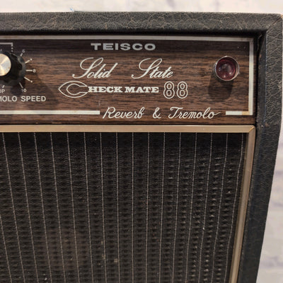 Teisco Vintage CM-88 Checkmate 88 2x8 Solid State Guitar Combo Amp