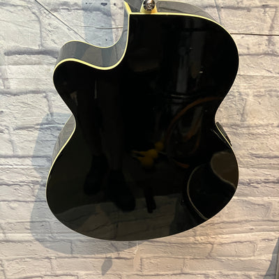 Ibanez AEG5 Thinline Acoustic Guitar Black