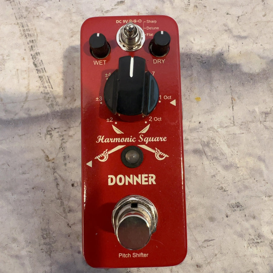 Donner Harmonic Square Mini Octave / pitch Shifter Pedal