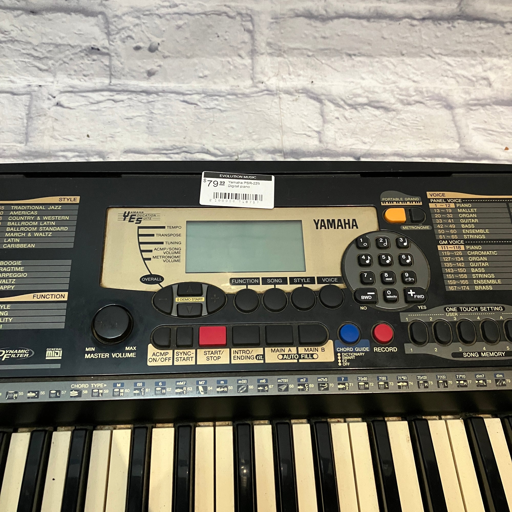 Yamaha PSR-225 Digital piano