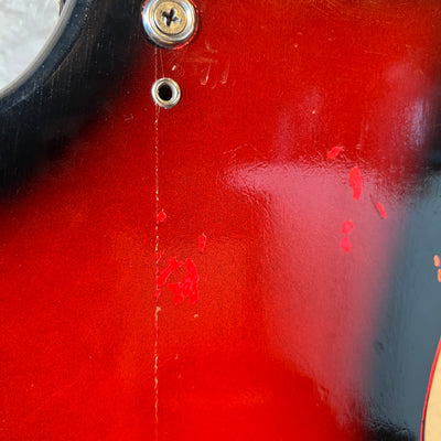 Silvertone Hornet Model 1450 Vintage Lipstick Guitar with Case