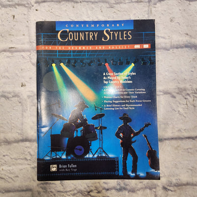 Alfred Contemporary Country Styles for the Drummer and Bassist Book